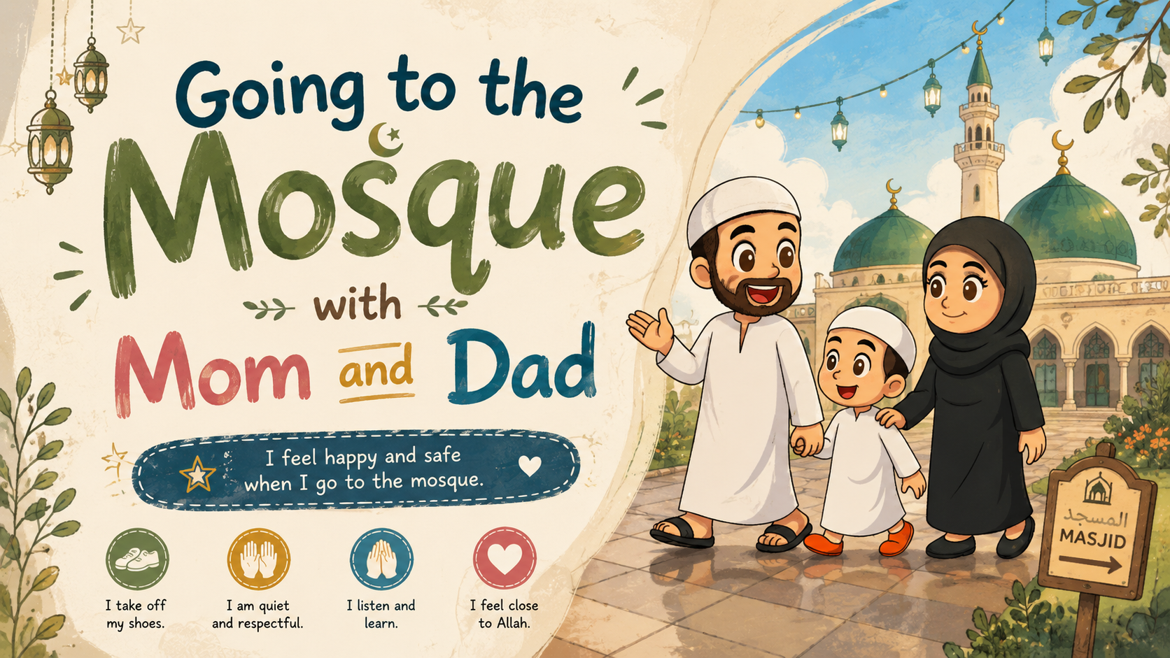 Going to the Mosque with Mom and Dad